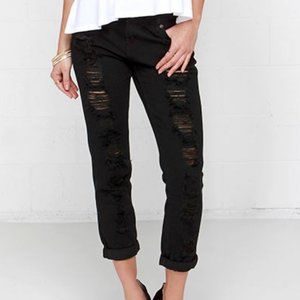 OBEY Distressed Boyfriend Jeans